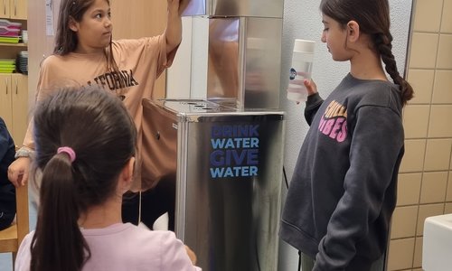 Trinkwasserautomat für die Grundschule Haarzopf